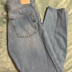 Zara Light Blue Denim Pants